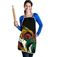 Piko Hawaiian Apron Gradient Spiral Plumeria Tribal Patterns DT05 - Polynesian Pride