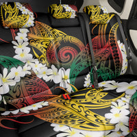Piko Hawaiian Back Car Seat Cover Gradient Spiral Plumeria Tribal Patterns DT05 - Polynesian Pride