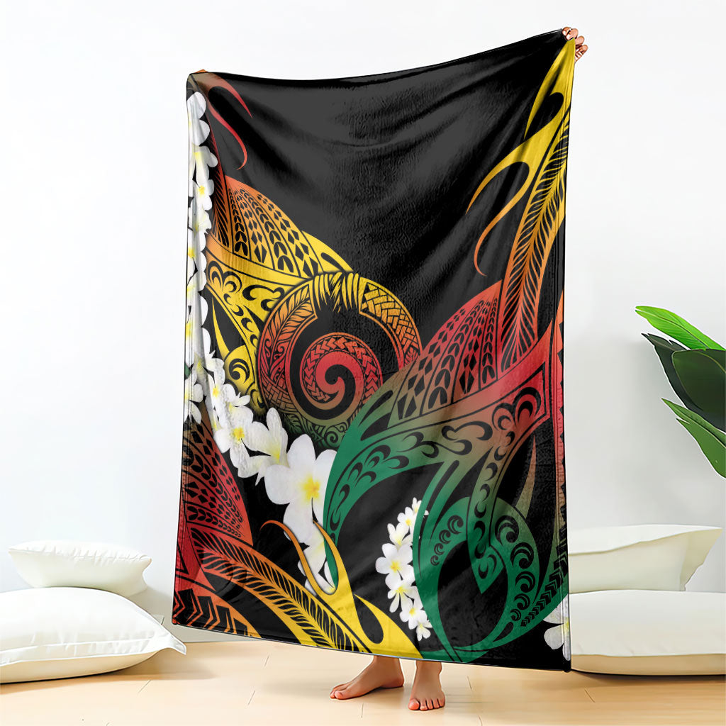 Piko Hawaiian Blanket Gradient Spiral Plumeria Tribal Patterns DT05 - Polynesian Pride