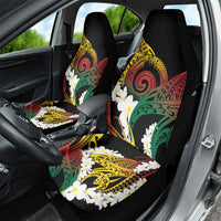 Piko Hawaiian Car Seat Cover Gradient Spiral Plumeria Tribal Patterns DT05 - Polynesian Pride