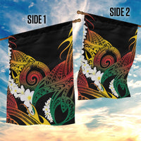 Piko Hawaiian Garden Flag Gradient Spiral Plumeria Tribal Patterns DT05 - Polynesian Pride