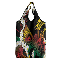 Piko Hawaiian Grocery Bag Gradient Spiral Plumeria Tribal Patterns DT05 - Polynesian Pride