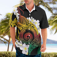 Piko Hawaiian Hawaiian Shirt Gradient Spiral Plumeria Tribal Patterns DT05 - Polynesian Pride