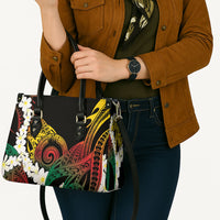 Piko Hawaiian Leather Bag Gradient Spiral Plumeria Tribal Patterns DT05 - Polynesian Pride