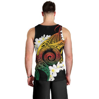 Piko Hawaiian Men Tank Top Gradient Spiral Plumeria Tribal Patterns DT05 - Polynesian Pride