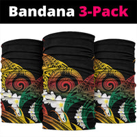 Piko Hawaiian Neck Gaiter Gradient Spiral Plumeria Tribal Patterns DT05 package One Size: 25*50cm Multicolor - Polynesian Pride