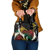 Piko Hawaiian Shoulder Handbag Gradient Spiral Plumeria Tribal Patterns DT05 One Size Multicolor - Polynesian Pride