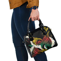 Piko Hawaiian Shoulder Handbag Gradient Spiral Plumeria Tribal Patterns DT05 - Polynesian Pride