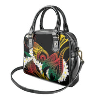 Piko Hawaiian Shoulder Handbag Gradient Spiral Plumeria Tribal Patterns DT05 - Polynesian Pride