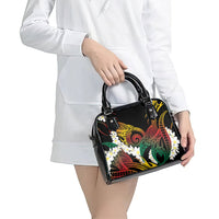 Piko Hawaiian Shoulder Handbag Gradient Spiral Plumeria Tribal Patterns DT05 - Polynesian Pride