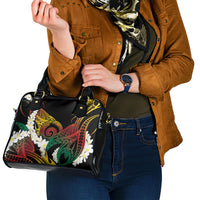 Piko Hawaiian Shoulder Handbag Gradient Spiral Plumeria Tribal Patterns DT05 - Polynesian Pride
