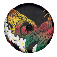 Piko Hawaiian Spare Tire Cover Gradient Spiral Plumeria Tribal Patterns DT05 - Polynesian Pride