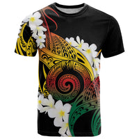 Piko Hawaiian T Shirt Gradient Spiral Plumeria Tribal Patterns DT05 Multicolor - Polynesian Pride
