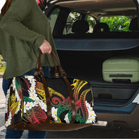 Piko Hawaiian Travel Bag Gradient Spiral Plumeria Tribal Patterns DT05 - Polynesian Pride