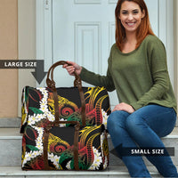 Piko Hawaiian Travel Bag Gradient Spiral Plumeria Tribal Patterns DT05 - Polynesian Pride