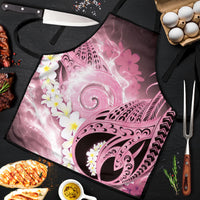 Piko Hawaiian Apron Pink Galaxy Spiral Plumeria Tribal Patterns DT05 Pink - Polynesian Pride