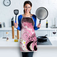 Piko Hawaiian Apron Pink Galaxy Spiral Plumeria Tribal Patterns DT05 - Polynesian Pride