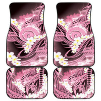 Piko Hawaiian Car Mats Pink Galaxy Spiral Plumeria Tribal Patterns DT05 - Polynesian Pride