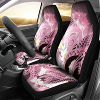 Piko Hawaiian Car Seat Cover Pink Galaxy Spiral Plumeria Tribal Patterns DT05 - Polynesian Pride