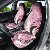 Piko Hawaiian Car Seat Cover Pink Galaxy Spiral Plumeria Tribal Patterns DT05 - Polynesian Pride