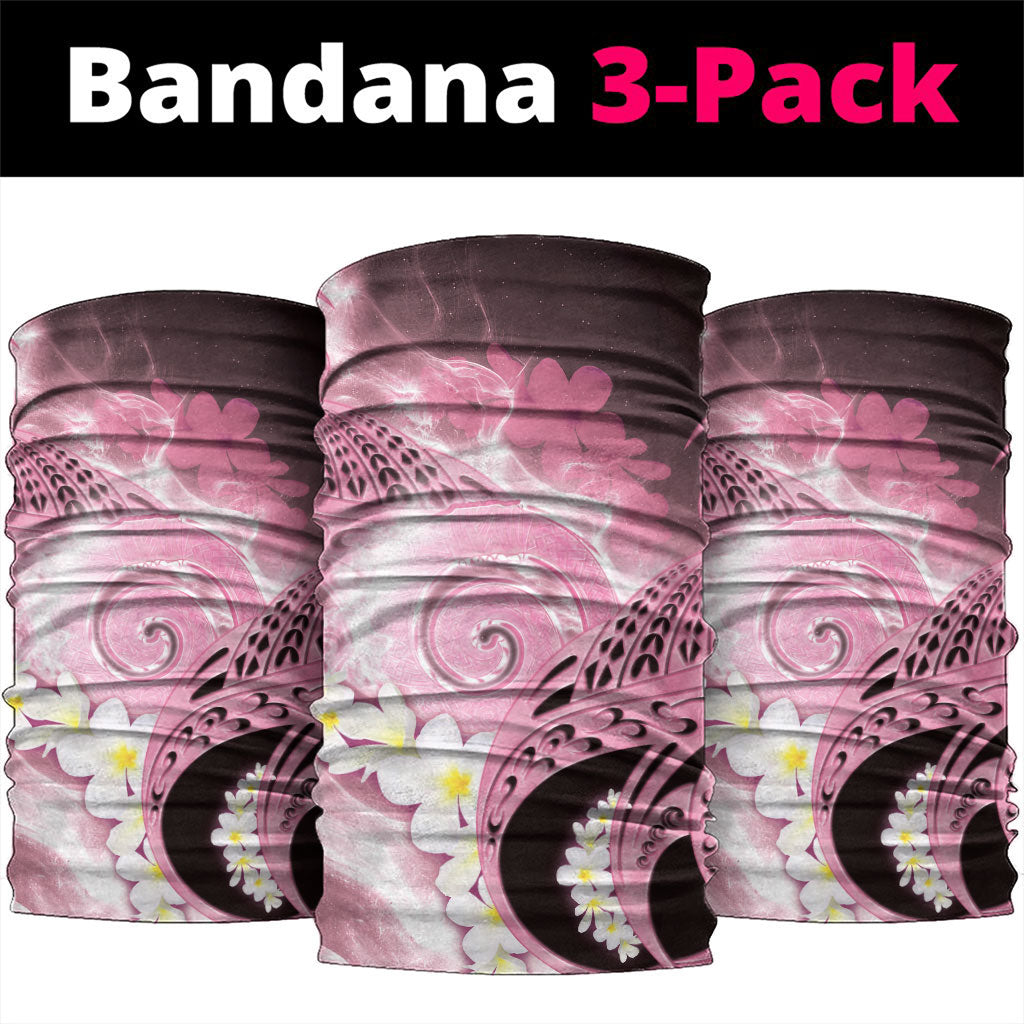 Piko Hawaiian Neck Gaiter Pink Galaxy Spiral Plumeria Tribal Patterns DT05 package One Size: 25*50cm Pink - Polynesian Pride