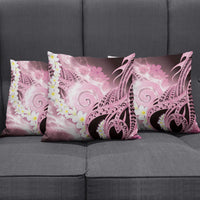 Piko Hawaiian Pillow Cover Pink Galaxy Spiral Plumeria Tribal Patterns DT05 - Polynesian Pride