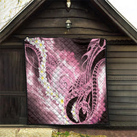 Piko Hawaiian Quilt Pink Galaxy Spiral Plumeria Tribal Patterns DT05 - Polynesian Pride