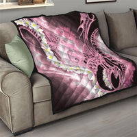 Piko Hawaiian Quilt Pink Galaxy Spiral Plumeria Tribal Patterns DT05 - Polynesian Pride