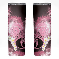 Piko Hawaiian Skinny Tumbler Pink Galaxy Spiral Plumeria Tribal Patterns DT05 Pink - Polynesian Pride