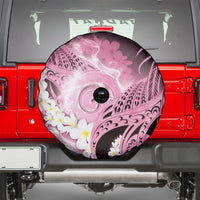 Piko Hawaiian Spare Tire Cover Pink Galaxy Spiral Plumeria Tribal Patterns DT05 - Polynesian Pride