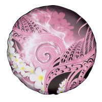 Piko Hawaiian Spare Tire Cover Pink Galaxy Spiral Plumeria Tribal Patterns DT05 - Polynesian Pride