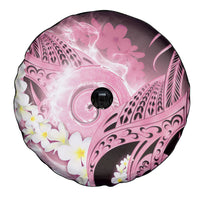 Piko Hawaiian Spare Tire Cover Pink Galaxy Spiral Plumeria Tribal Patterns DT05 - Polynesian Pride