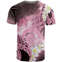 Piko Hawaiian T Shirt Pink Galaxy Spiral Plumeria Tribal Patterns DT05 - Polynesian Pride