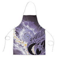 Piko Hawaiian Apron Purple Galaxy Spiral Plumeria Tribal Patterns DT05 Purple - Polynesian Pride