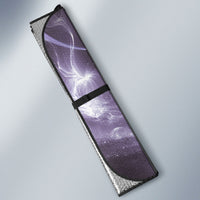 Piko Hawaiian Auto Sun Shade Purple Galaxy Spiral Plumeria Tribal Patterns DT05 - Polynesian Pride