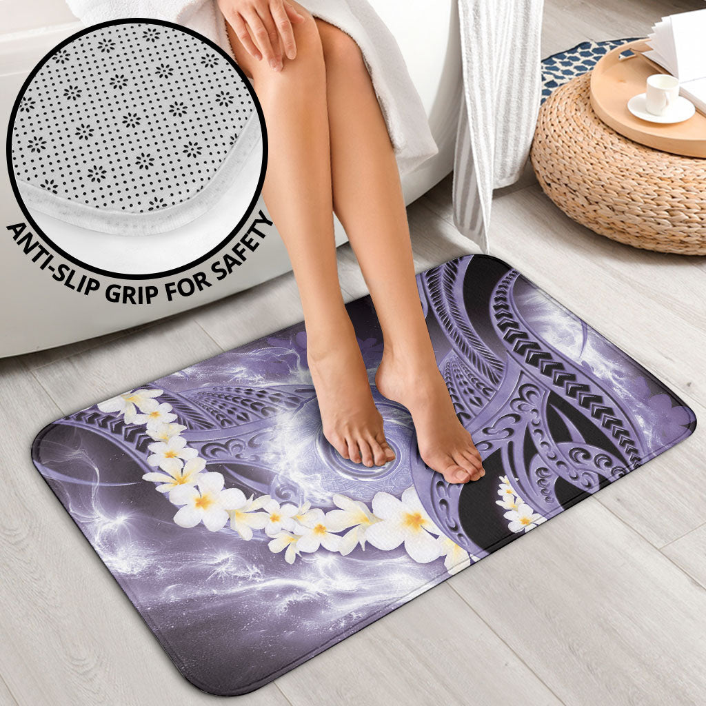 Piko Hawaiian Bathroom Set Purple Galaxy Spiral Plumeria Tribal Patterns DT05 - Polynesian Pride