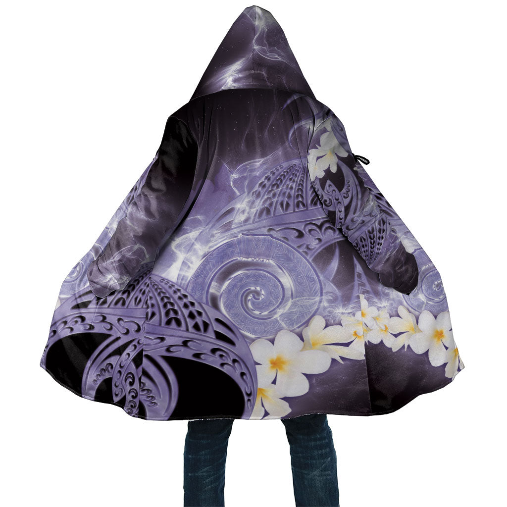 Piko Hawaiian Cloak Purple Galaxy Spiral Plumeria Tribal Patterns DT05 Unisex Purple - Polynesian Pride