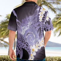 Piko Hawaiian Hawaiian Shirt Purple Galaxy Spiral Plumeria Tribal Patterns DT05 - Polynesian Pride