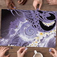 Piko Hawaiian Puzzle Purple Galaxy Spiral Plumeria Tribal Patterns DT05 - Polynesian Pride