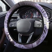 Piko Hawaiian Steering Wheel Cover Purple Galaxy Spiral Plumeria Tribal Patterns DT05 - Polynesian Pride