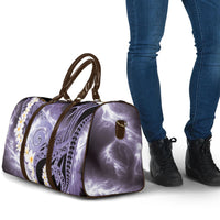 Piko Hawaiian Travel Bag Purple Galaxy Spiral Plumeria Tribal Patterns DT05 - Polynesian Pride