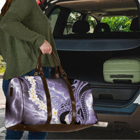 Piko Hawaiian Travel Bag Purple Galaxy Spiral Plumeria Tribal Patterns DT05 - Polynesian Pride