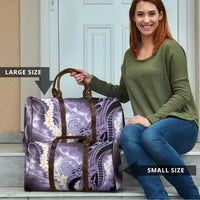Piko Hawaiian Travel Bag Purple Galaxy Spiral Plumeria Tribal Patterns DT05 - Polynesian Pride