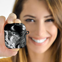 Piko Hawaiian AirPods Case Monochrome Galaxy Spiral Plumeria Tribal Patterns DT05 - Polynesian Pride