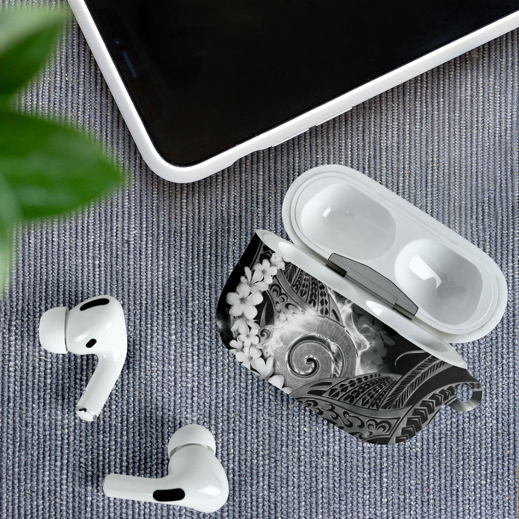 Piko Hawaiian AirPods Case Monochrome Galaxy Spiral Plumeria Tribal Patterns DT05 - Polynesian Pride