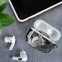 Piko Hawaiian AirPods Case Monochrome Galaxy Spiral Plumeria Tribal Patterns DT05 - Polynesian Pride