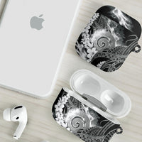 Piko Hawaiian AirPods Case Monochrome Galaxy Spiral Plumeria Tribal Patterns DT05 - Polynesian Pride