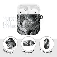 Piko Hawaiian AirPods Case Monochrome Galaxy Spiral Plumeria Tribal Patterns DT05 - Polynesian Pride