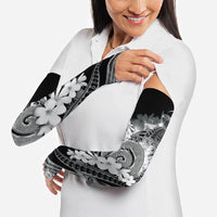 Piko Hawaiian Arm Sleeves Monochrome Galaxy Spiral Plumeria Tribal Patterns DT05 - Polynesian Pride