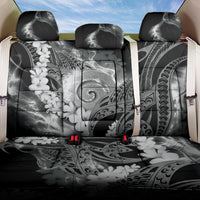 Piko Hawaiian Back Car Seat Cover Monochrome Galaxy Spiral Plumeria Tribal Patterns DT05 One Size Black - Polynesian Pride
